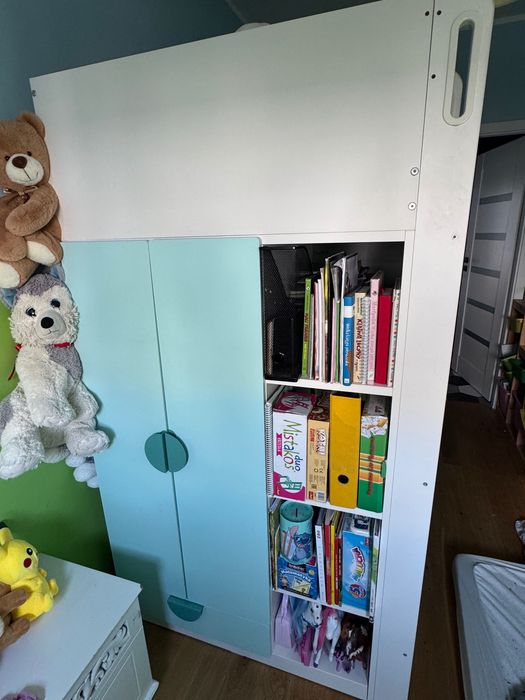 IKEA SMÅSTAD łóżko na antresoli z biurkiem