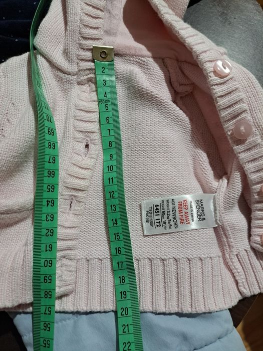 Paka ubrań 16 sztuk dla niemowlaka rozmiar 68 cm