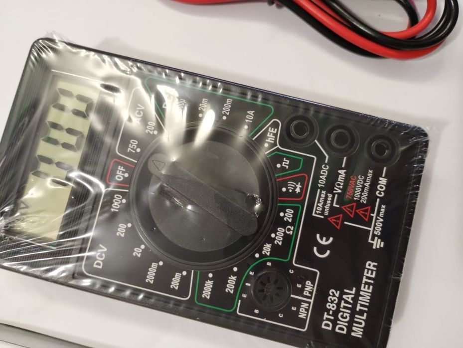 Multimetr miernik napięcia tester prądu LCD nowy