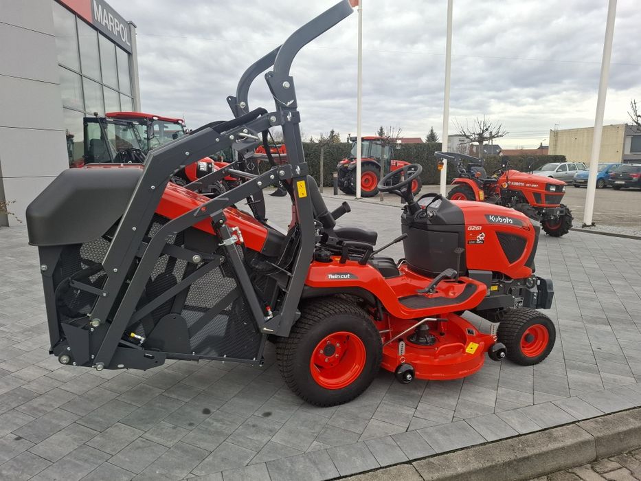 KUBOTA G261HD, 640L profesjonalna kosiarka komunalna RATY 0%