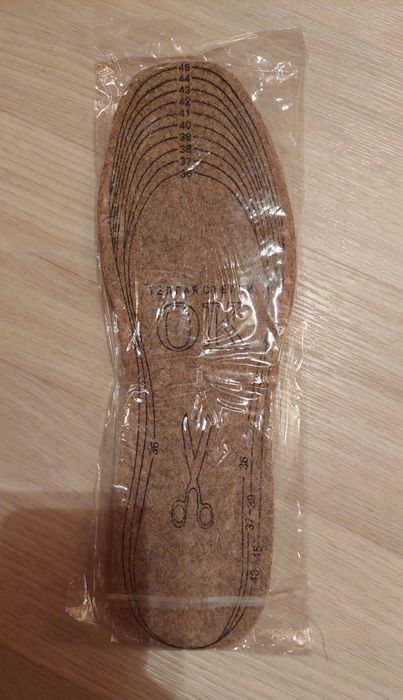 Устілка ЗИМА! стелька войлок+ збита вовна, войлочна обрізна ПАРА