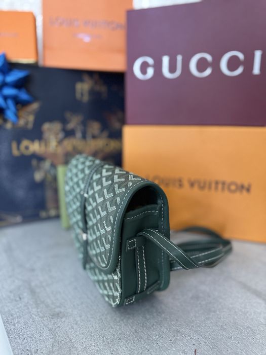 Сумка Goyard/гоярд/месенджер/шкіряна/через плече