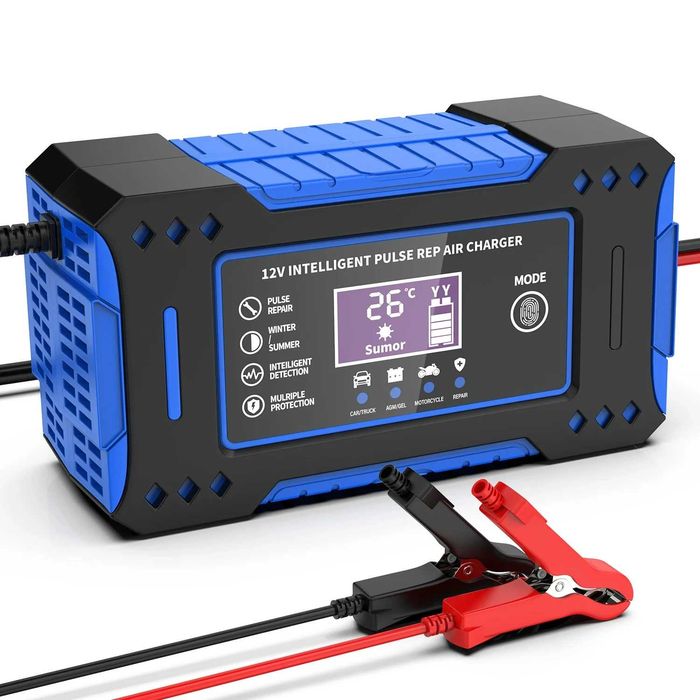 Авто/ мото імпульсний зарядний пристрій 12V 2A/6A