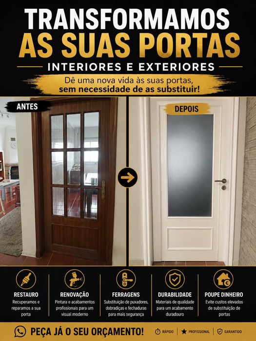 Instalação e Reparação de Portas | Carpinteiro
