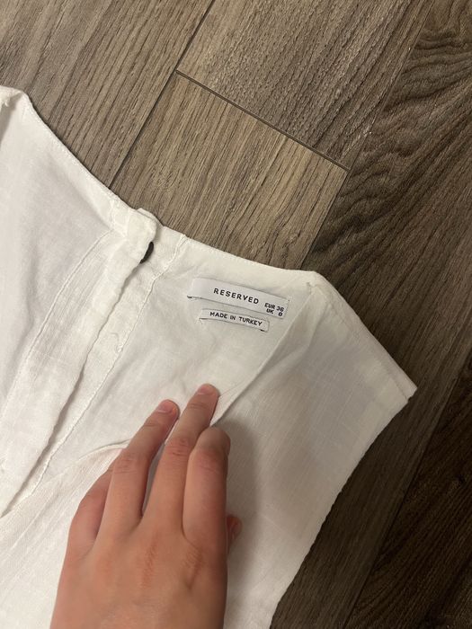 Biała sukienka 100% bawełna