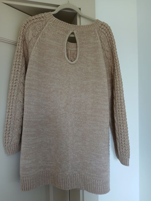 Sweter New Look gruby dłuższy 44 46