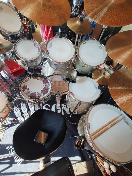 Perkusja Ludwig Centennial Zep Shell Set (Bonham) Maple Silver Sparkl