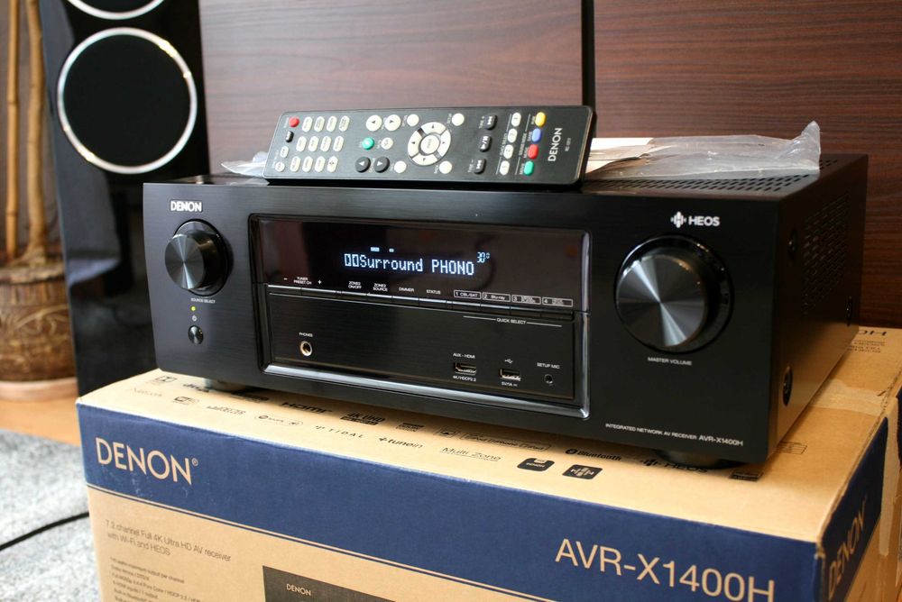 Amplituner Denon Avr X 1400 Bluetooth  Spotify WiFi USB HDMI 2.2