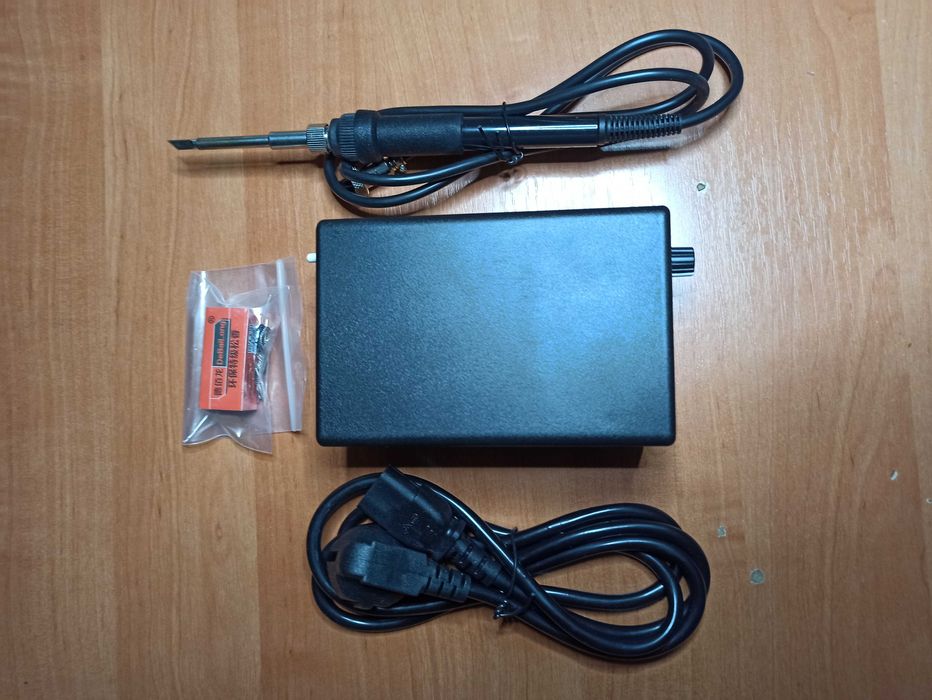 Паяльная станция T12 питание от сети или от внешнего аккумулятора.