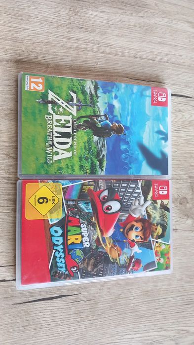 Nintendo  Switch z dwoma grami
