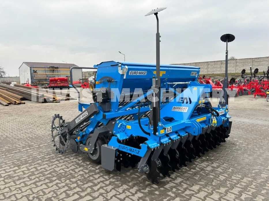 Agregat uprawowo-siewny nabudowany 3m brona siewnik NOWY EURO-MASZ !!!