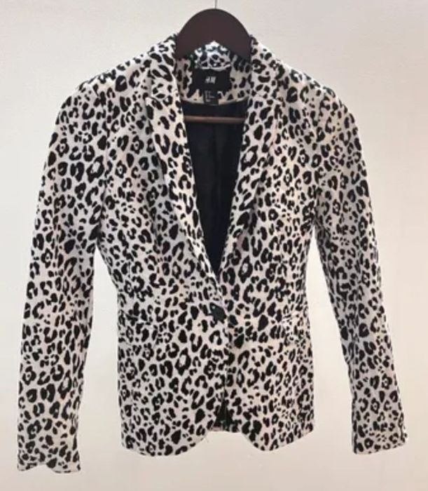 Піджак H&M леопардовий принт