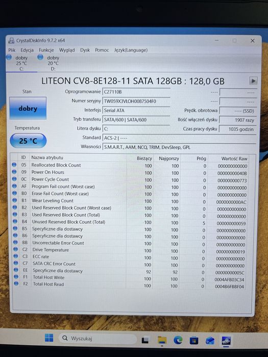 MSI GF63 8RC | i5-8300H | GTX 1050 | 16GB RAM | 128GB + 1TB | komplet
