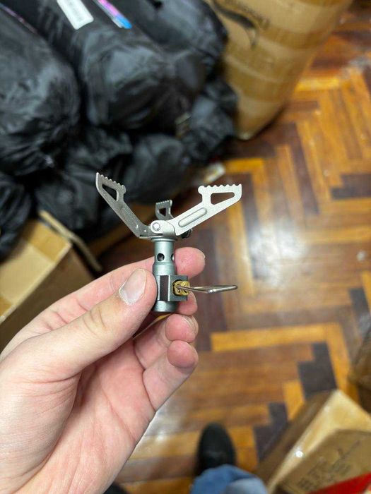 Газовий пальник BRS-3000T | Титановий | 25 г | Туризм/Похід/ Подарунок