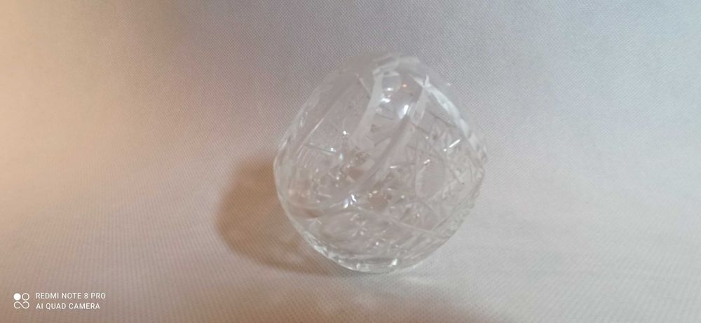 Koszyk kryształowy!! PIĘKNY WYRÓB""