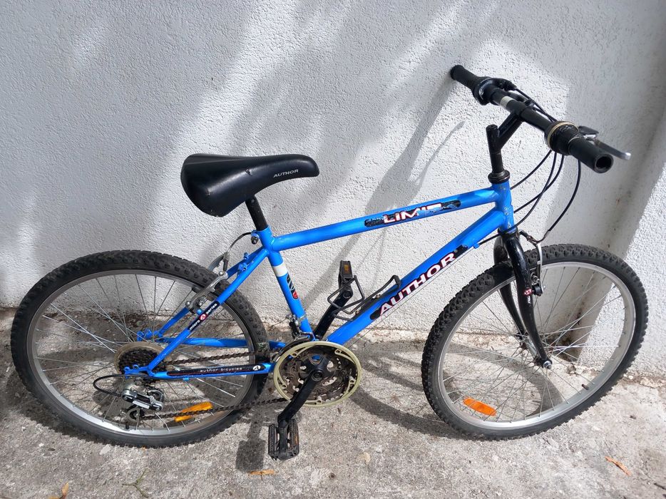 Rower górski AUTHOR 24 cali Osprzęt Shimano 18 biegów Rama stal 15” po przeglądzie