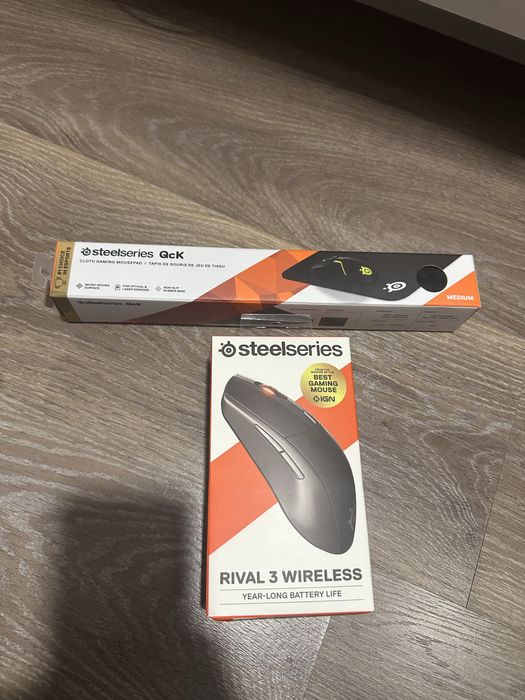 Steelseries мишка+коврик