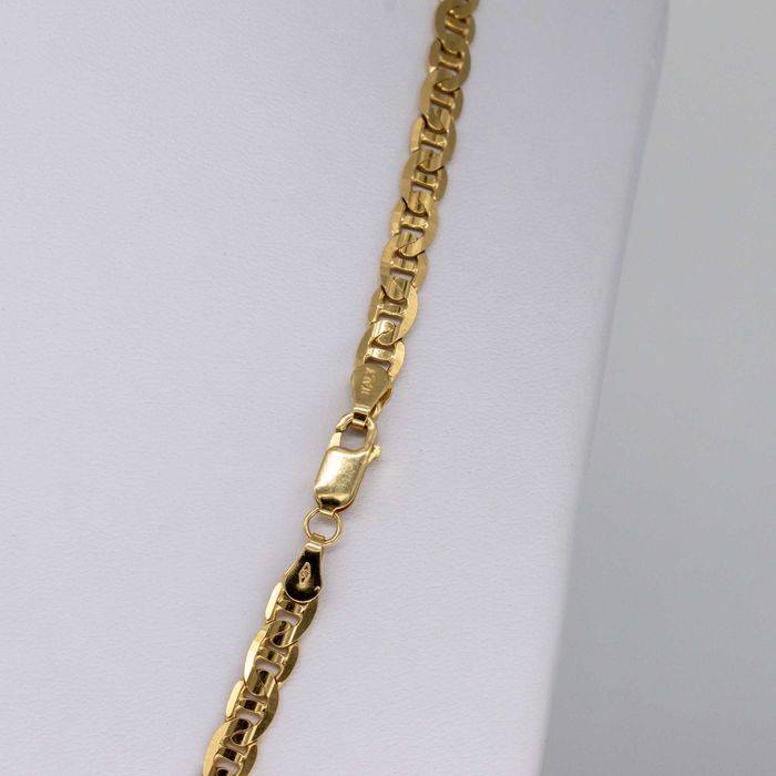 Złoty łańcuszek 585 19,68gram 60cm Gucci PEŁNY 5mm WYSYŁKA GRATIS