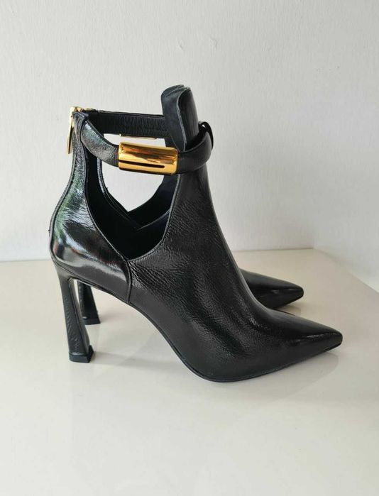 Botki skórzane włoskiej marki SPAZIO MODA