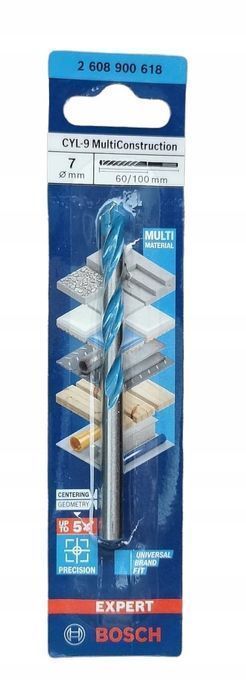 Wiertło Expert Multiconstruction Cyl-9 7, 60, 100Mm. Bosch