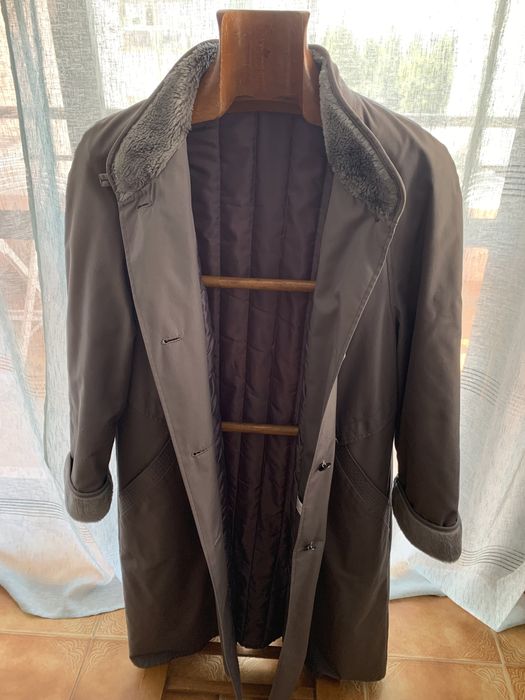 Gabardine Senhora Comprida Cor Cinza