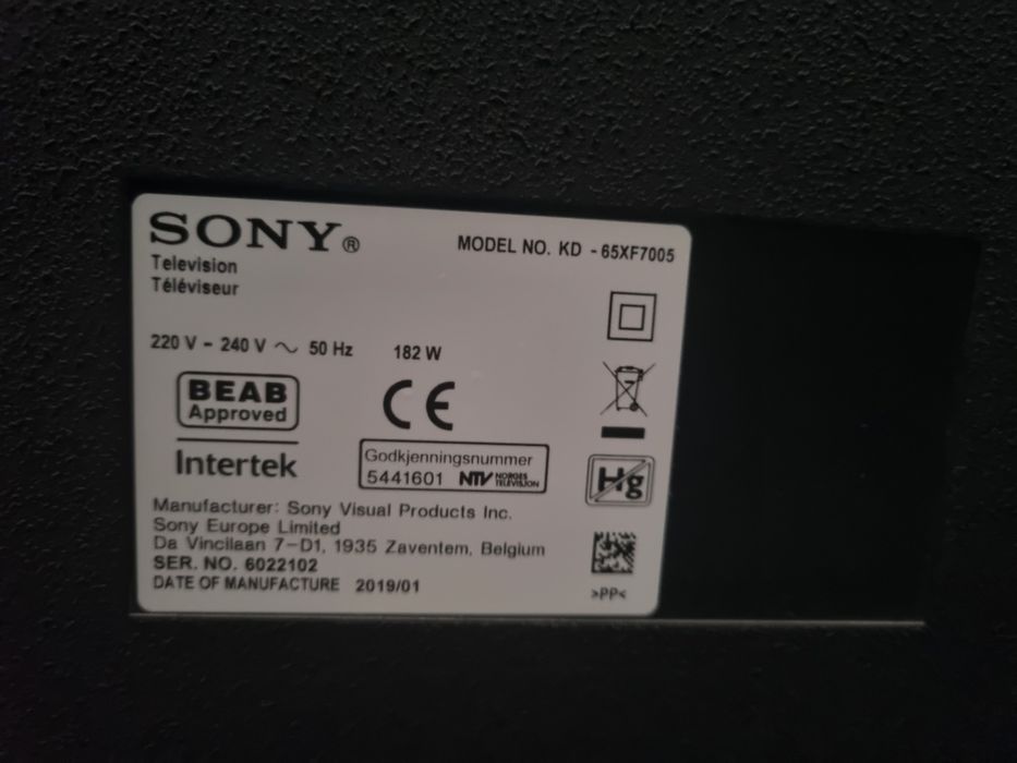 Duży telewizor 65 cali Sony 4K HDR – idealny do Netflix / Xbox / PS5”