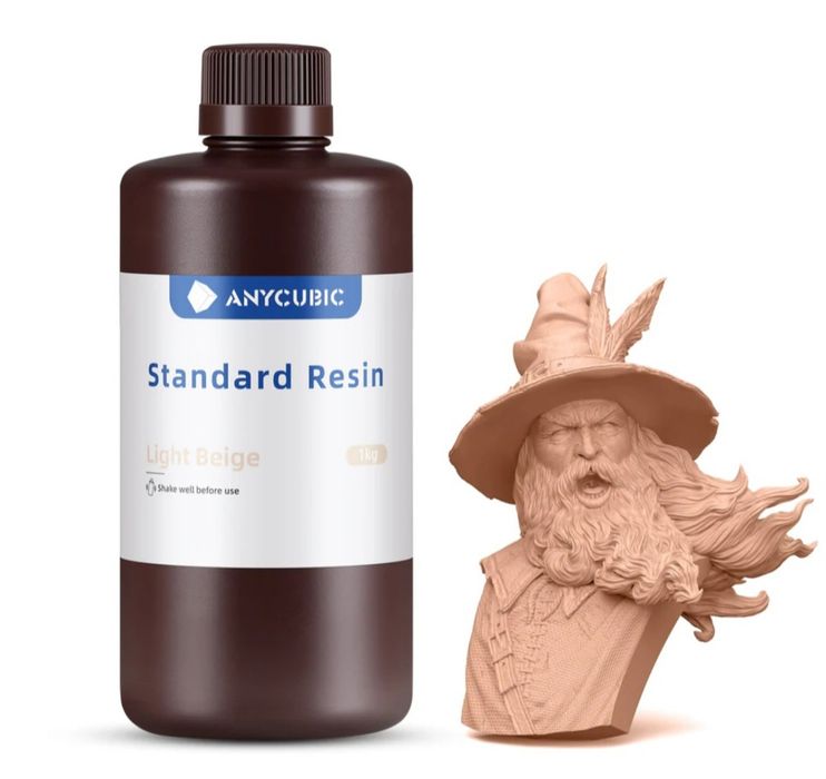 Смола для 3D-принтера Anycubic Standard Light Beige бежева