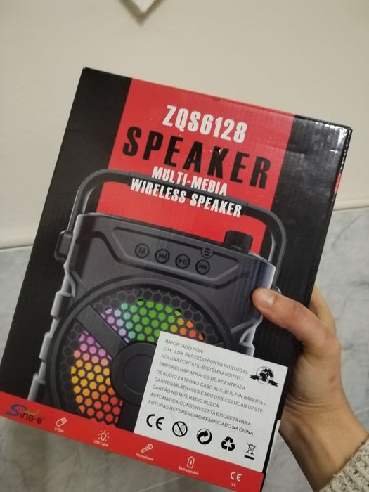 Coluna speaker Bluetooth