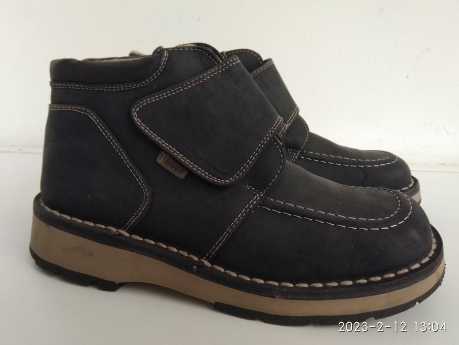 Ботинки унисекс нубук