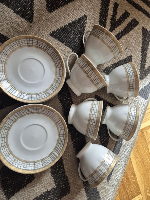 Yamasen fine porcelain Japan zestaw komplet kawowy / herbaciany