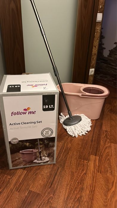 Швабра с ведром и отжимом-центрифугой.Bursev, Irak plastik . Турция.