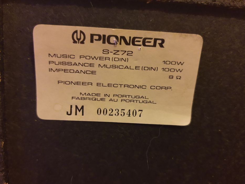 Wzmacniacz korektor deck Pioneer DC-Z93 kolumny S-Z72 100W