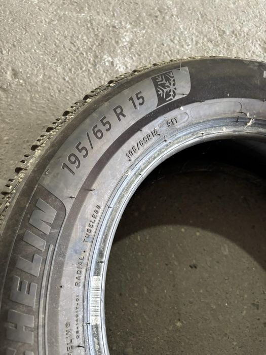 Шини 195/65 R15 Michelin 2024p зима 7/6,6мм