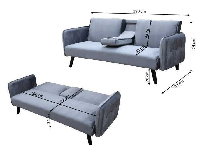 barato novo sofa cama com envio