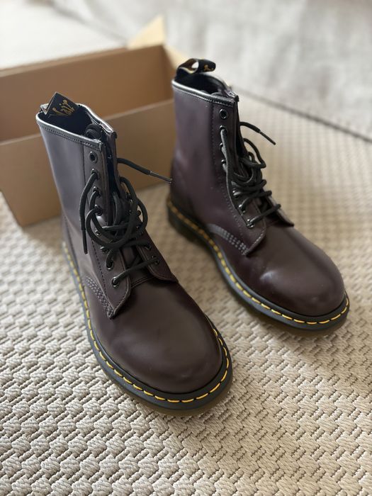 Botas Dr. Martens 1460 Burgundy Smooth
