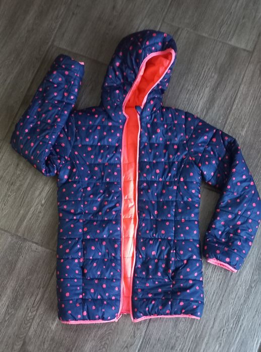 Двостороння куртка на дівчинку весна - осінь