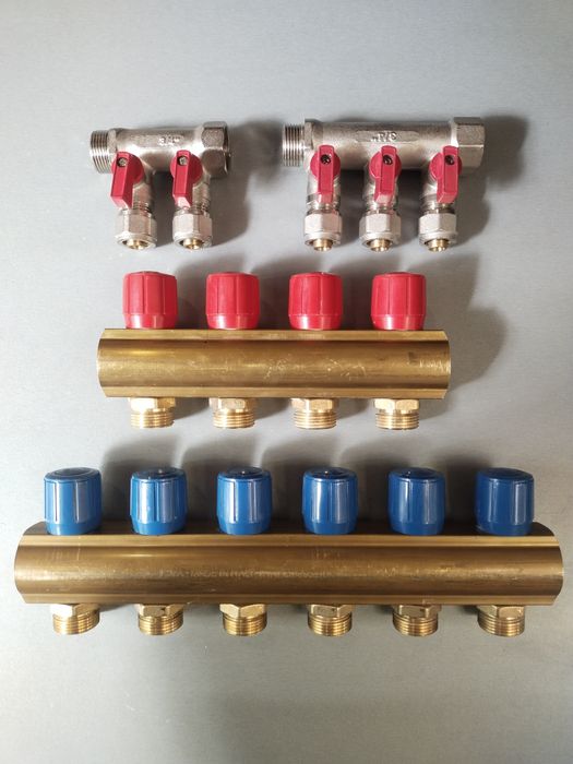 Термоголовка кран шаровый радиаторный коллектор бинокль