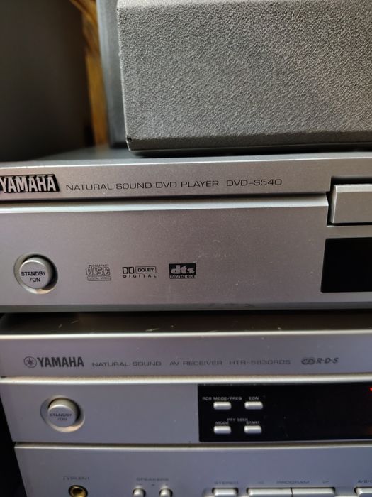 Аудиосистема Yamaha, ресивер, ДВД,саб, сателиты