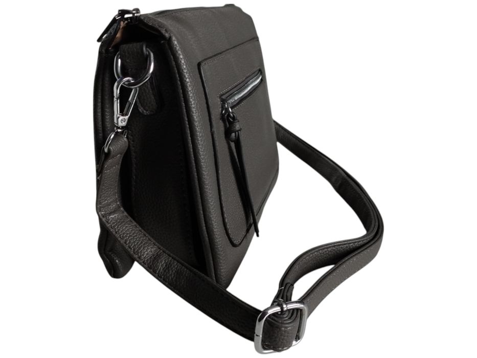 Miejska Mała Listonoszka Na Ramię, Torebka Damska, Kolor Szary