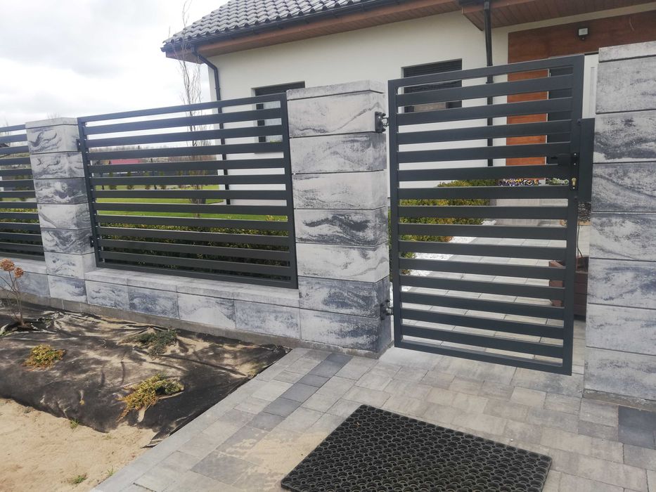 Furtka palisadowa 1000x1500 ocynk+ malowanie proszkowe