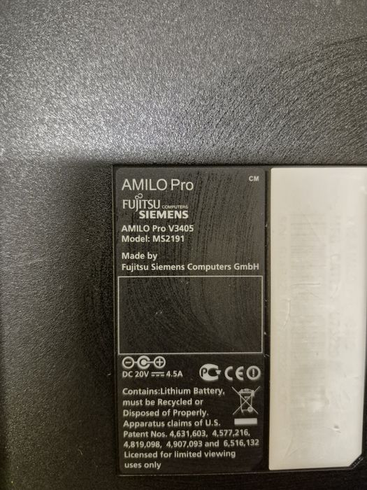 Laptop Fujitsu Siemens