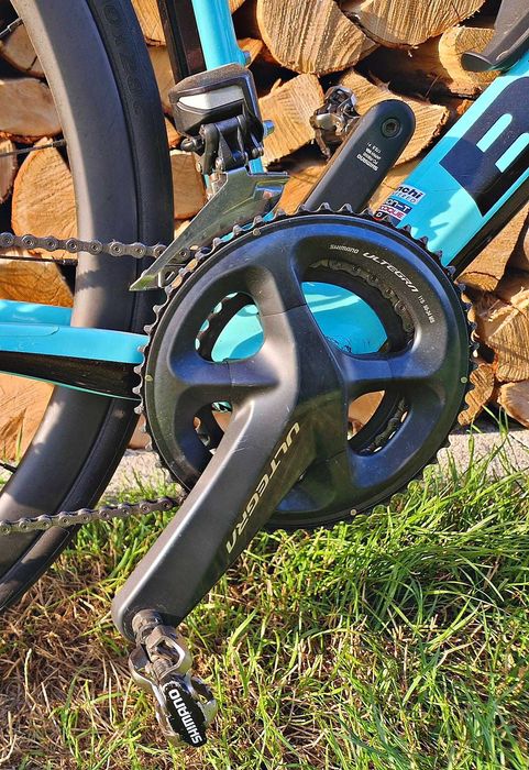 Bianchi Infinito CV Celeste, Ultegra Di2, koła karbon, rama 55 cm