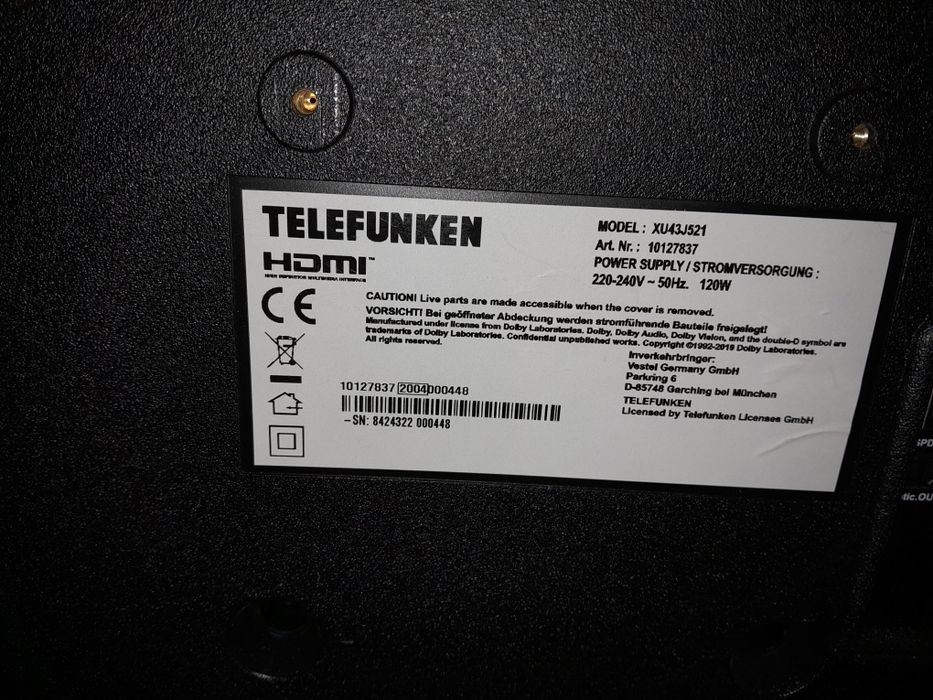 43 діагональ смарт тв