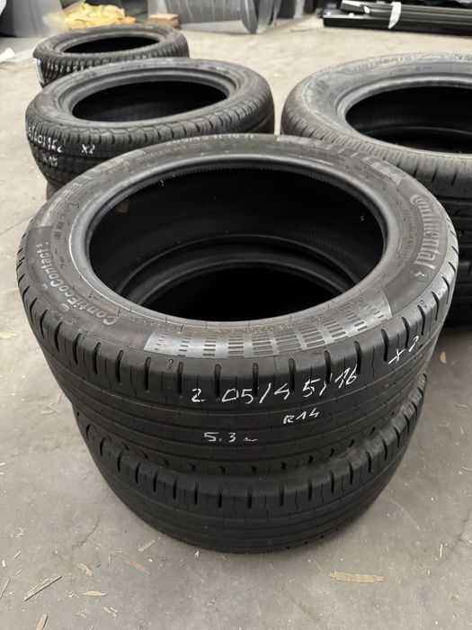 Dwie opony letnie 205/45/16 CONTINENTAL Demo F-Vat