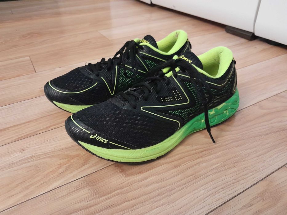 Buty do biegania Asics Noosa FF, czarno- zielone, FlyteFoam rozm