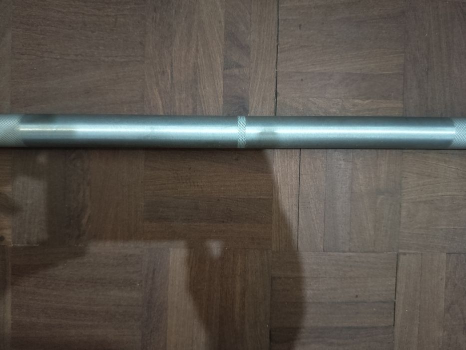 Barra de musculação 155 cm 28 mm  + 2 molas