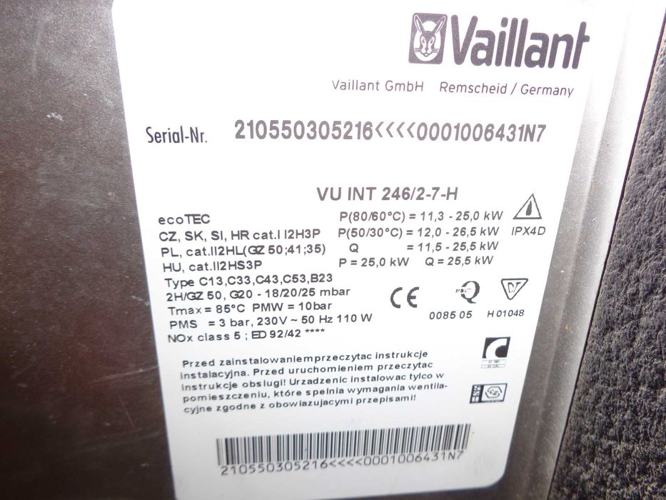 Piec Gazowy Vailant eco tec