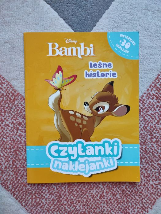 NOWE książki z naklejkami Kubuś Puchatek Bambi