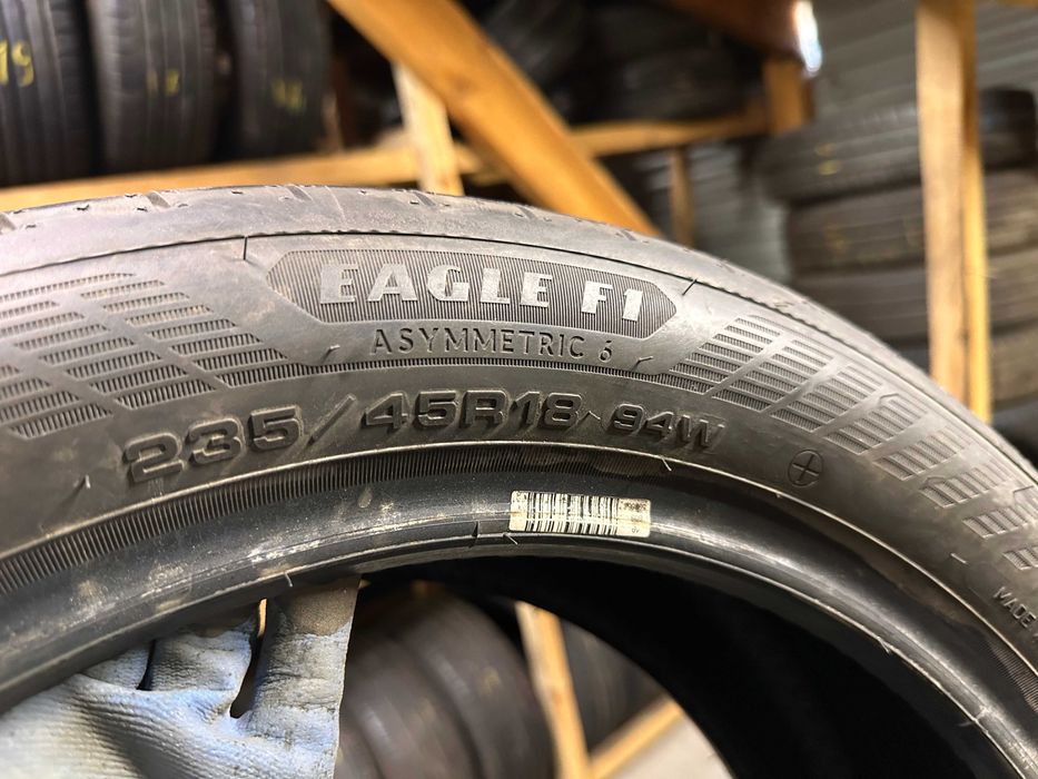 Шини літо  235/45R18 GoodYear EAGLE F1 2шт 6+мм 2024