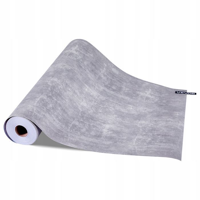 Tapeta samoprzylepna VEVOR 45CM X 15M PVC ciemnoszara industrialna